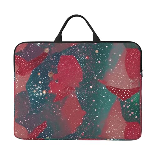 Laptop-Tasche mit Glitzermuster, 41,5 cm (16,5 Zoll) für Laptop/Notebook/Tablet, wasserdichte Aktentasche von SXOOGE