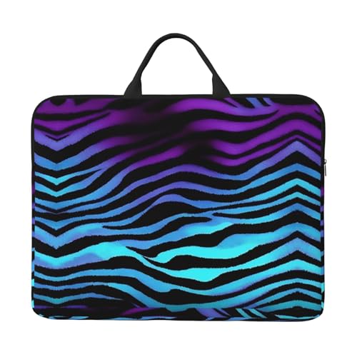 Notebook-Tasche mit Tarnmuster, Zebrastreifen, 41,5 cm (16,5 Zoll), wasserdicht, Aktentasche von SXOOGE
