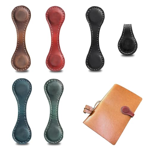 5 Stück Magnetische Lesezeichen, Retro Buchseitenhalter Leder Magnet Lesezeichen Personalisierte Seitenmarkierungen Tragbare Lesezubehör für Frauen Männer Bücherwurm Lesergeschenk 5 Stück Magnetische Lesezeichen, Retro Buchseitenhalter Leder Magnet Lesezeichen Personalisierte Seitenmarkierungen Tragbare Lesezubehör für Frauen Männer Bücherwurm Lesergeschenk von SXTDKMJ
