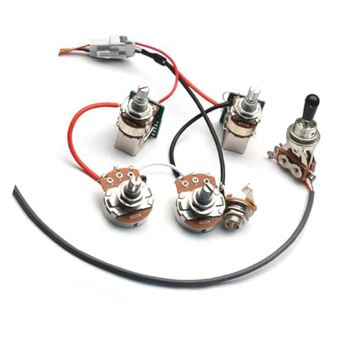 Gitarrenkabelbaum 2T2V Gitarrenkabelbaum mit Coil Splitting Pre Wire Kit für LP SG DOT Gitarrenkabelbaum 2T2V Gitarrenkabelbaum mit Coil Splitting Pre Wire Kit für LP SG DOT von SXTYOPT