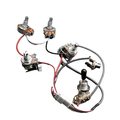Gitarrenkabelbaum 2T2V Vorverdrahteter Gitarrenkabelbaum mit Coil Split Pre-Wire Kit für LP SG DOT Gitarrenkabelbaum 2T2V Vorverdrahteter Gitarrenkabelbaum mit Coil Split Pre-Wire Kit für LP SG DOT von SXTYOPT
