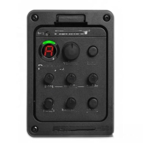 Tonabnehmer Akustik 301 201 4-Band Akustikgitarren-Tonabnehmer mit Stimmgerät Mikrofon Hybrid-Vorverstärker EQ-Tuner(3) von SXTYOPT