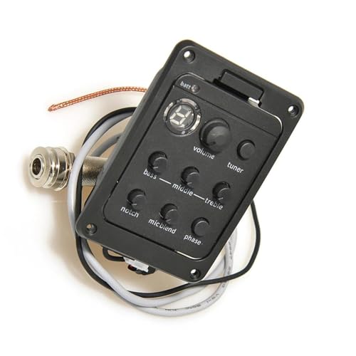 Tonabnehmer Akustik Gitarren-Tonabnehmer, 4-Band-EQ mit Mikrofon, weicher Piezo-Dualmodus, Vorverstärker, EQ, Tuner, Beat-Pad Tonabnehmer Akustik Gitarren-Tonabnehmer, 4-Band-EQ mit Mikrofon, weicher Piezo-Dualmodus, Vorverstärker, EQ, Tuner, Beat-Pad von SXTYOPT
