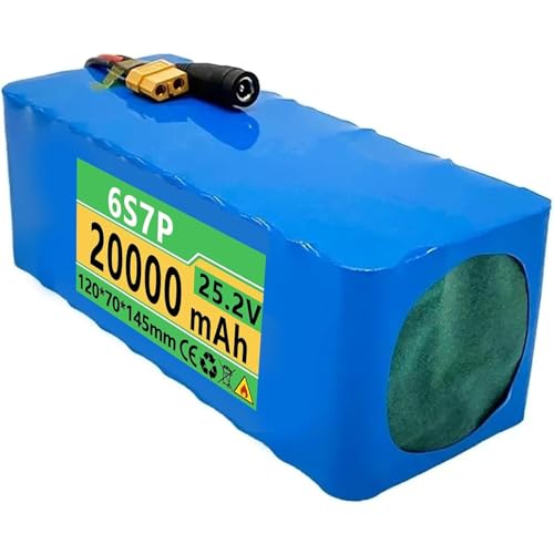 25,2 V 20 Ah E-Bike-Lithiumbatterie, 6S7P Elektrofahrradbatterie, mit 42 V 2 A Ladegerät mit BMS-Schutzplatine für 100 W 200 W 350 W 400 W 500 W Motor. Wird mit Ladegerät XT60 geliefert 25,2 V 20 Ah E-Bike-Lithiumbatterie, 6S7P Elektrofahrradbatterie, mit 42 V 2 A Ladegerät mit BMS-Schutzplatine für 100 W 200 W 350 W 400 W 500 W Motor. Wird mit Ladegerät XT60 geliefert von SXYKXYDL