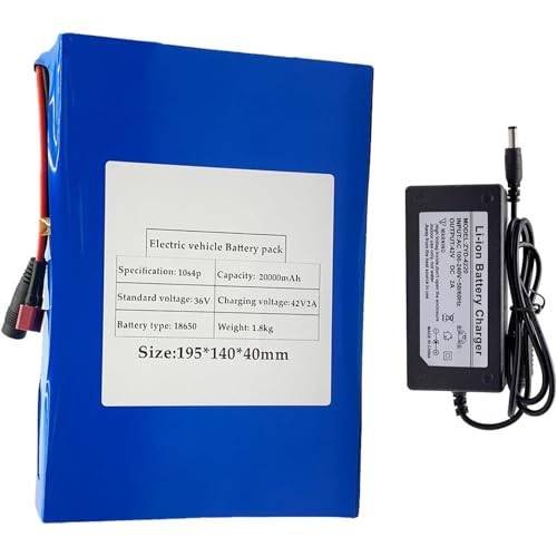 36 V 20 Ah 10S4P E-Bike Lithium-Ionen-Akkupack mit Ladegerät Eingebauter BMS-Schutz Ideal für 200-1000 W Elektrofahrradmotor XT 60 36 V 20 Ah 10S4P E-Bike Lithium-Ionen-Akkupack mit Ladegerät Eingebauter BMS-Schutz Ideal für 200-1000 W Elektrofahrradmotor XT 60 von SXYKXYDL