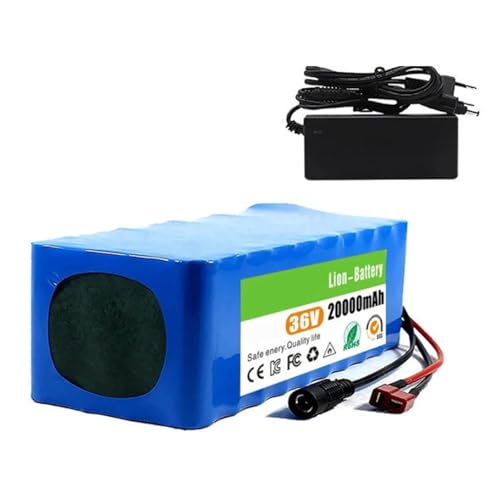 36V 20Ah Ebike Lithium Batterie 500W 10S4P Lithium-Batterie Pack für E-Bike Elektrische Fahrrad Roller mit BMS und 2A Ladegerät XT60 Stecker 36V 20Ah Ebike Lithium Batterie 500W 10S4P Lithium-Batterie Pack für E-Bike Elektrische Fahrrad Roller mit BMS und 2A Ladegerät XT60 Stecker von SXYKXYDL