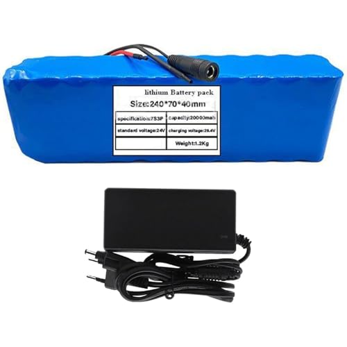 Lithiumbatterien 24V 20ah 7S3P für Elektrofahrrad mit Motor E-Bike, Roller, Rollstuhl, mit Ladegerät 29.4VT Lithiumbatterien 24V 20ah 7S3P für Elektrofahrrad mit Motor E-Bike, Roller, Rollstuhl, mit Ladegerät 29.4VT von SXYKXYDL