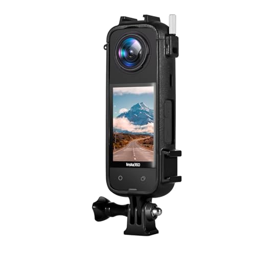 SYACHI Schutzkäfig für Insta360 X4, Rahmenkäfig für Insta360 X4 mit Kaltem Schuh, Zubehör Set für Insta 360 X4, Schutzrahmen, Absturz Schnellverschluss und Batteriewechsel, Praktische Bedientasten SYACHI Schutzkäfig für Insta360 X4, Rahmenkäfig für Insta360 X4 mit Kaltem Schuh, Zubehör Set für Insta 360 X4, Schutzrahmen, Absturz Schnellverschluss und Batteriewechsel, Praktische Bedientasten von SYACHI