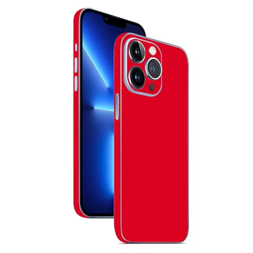 Skin Sticker für iPhone 15, 15 Plus, 15 Pro, 15 Pro Max, Vinyl-Aufkleber, Schutzfolie, rote Abdeckung für Handyrückseite (für 15 Pro Max) von SYGTOYUE