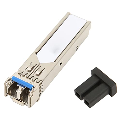 1,25 G SFP Transceiver, LC 1310 Nm Dual Glasfaser Single Mode, 10 Km Übertragungsentfernung, Geringer Stromverbrauch, Plug and Play Transceiver für Glasfaser Switches von SYH&AQYE