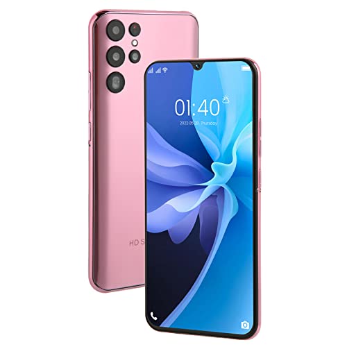 SYH&AQYE 64 GB 4 GB Smartphone, MT6582 Quad Core Handy mit Dual SIM, S22 Ultra 5G Gesichtserkennungs Smartphone mit Dual Kameras für Android11 ​​100 240 V(EU) von SYH&AQYE