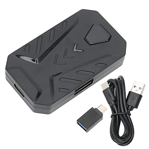 SYH&AQYE Tastatur Und Mausadapter, Konverter für Kabelgebundene Gamecontroller, Frei Einstellbare Tasten, Plug and Play Tastaturadapter für P3/P4/P5/X360 von SYH&AQYE