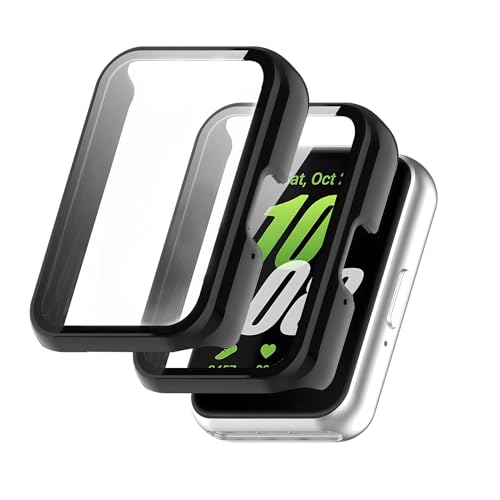 2 Stück Hülle für Samsung Galaxy Fit 3 Schutzhülle PC Ultradünne Hartglas Glas Displayschutz Kompatibel mit Samsung Galaxy Fit 3 Case Hart PC Bumper Case Voller Körper Gehäuse Stoßfest Cover 2 Stück Hülle für Samsung Galaxy Fit 3 Schutzhülle PC Ultradünne Hartglas Glas Displayschutz Kompatibel mit Samsung Galaxy Fit 3 Case Hart PC Bumper Case Voller Körper Gehäuse Stoßfest Cover von SYHSYC