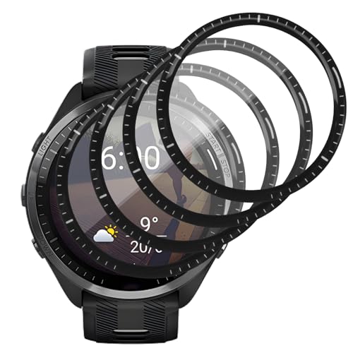 Schutz Glas kompatibel mit Garmin Forerunner 965, 4 Stück Panzerglas Displayschutz 3D Runde Anti-Kratzer Panzerfolie Touch-kompatibel Einfache Montage Schutz Glas kompatibel mit Garmin Forerunner 965, 4 Stück Panzerglas Displayschutz 3D Runde Anti-Kratzer Panzerfolie Touch-kompatibel Einfache Montage von SYHSYC