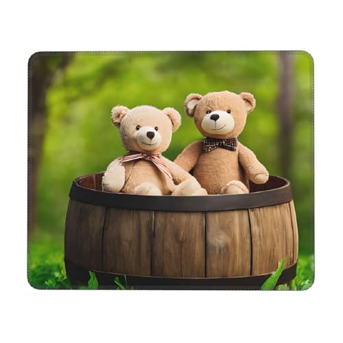 SYLALE Gaming-Mauspad mit Bärenmotiv, bedruckt, 17,8 x 21,8 cm, Laptop-Mauspad, Computer-Mauspad, Gummi-Schreibtischunterlage SYLALE Gaming-Mauspad mit Bärenmotiv, bedruckt, 17,8 x 21,8 cm, Laptop-Mauspad, Computer-Mauspad, Gummi-Schreibtischunterlage von SYLALE