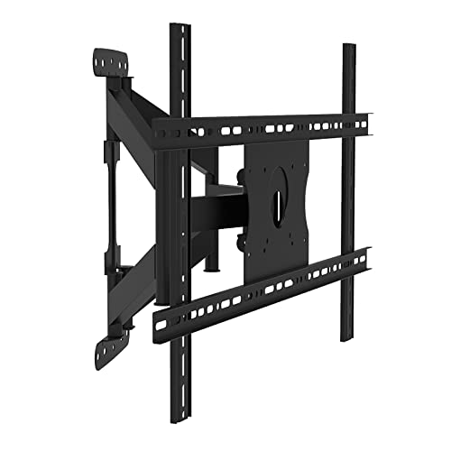 SYLVOX TV Wandhalterung für 40-75 Zoll Flachbildfernseher, 6 gelenkige Doppelarme flexibel schwenkbar +/-80°, legierter Stahl, Max. Belastung 45.5kg,Max. VESA 700x400mm,Vorwärts 8°/ Rückwärts 5° von SYLVOX