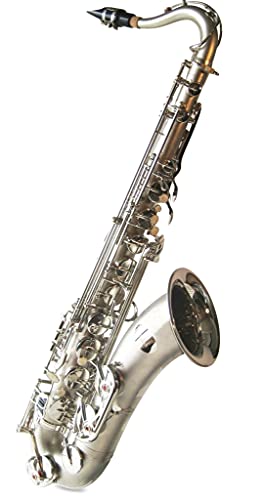 Original SYMPHONIE WESTERWALD Design Tenorsaxophon Tenor Saxophon, Matt Nickel, inkl. Luxus-Hartschalenkoffer und Zubehör, Neu von SYMPHONIE WESTERWALD