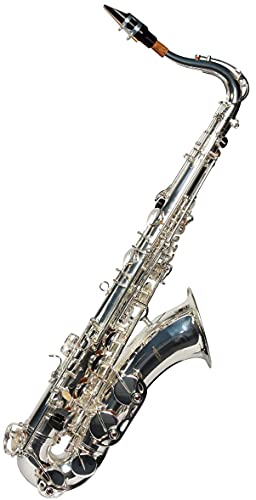 Original SYMPHONIE WESTERWALD Design Tenorsaxophon Tenor Saxophon, echt versilbert, inkl. Luxus-Hartschalenkoffer und Zubehör, Neu von SYMPHONIE WESTERWALD
