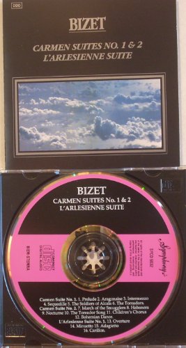 BIZET. CARMEN SUITES No.1&2 & L'ARLESIENNE SUITE. 1991 GOLD PRESSING IMPORT CD. SYCD 6032 von SYMPHONY