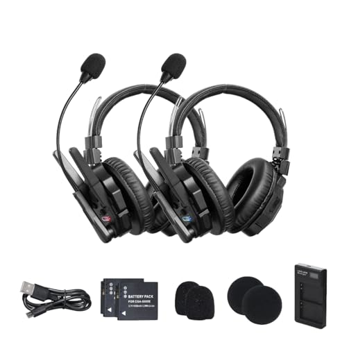 SYNCO XTalk Xmax Duales Ohr 2,4GHz Drahtlose Gegensprechanlage Kopfhörer Bluetooth Voll-Duplex Zufälliger Meister (2) von SYNCO