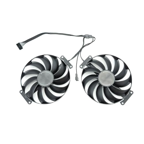 Lüfter für Grafikkarten ASUS GeForce RTX 3070 OC, RTX 3060 Ti, DUAL RADEON RX 6700 XT 12GB, 95mm, 2er Set von SYNCPARTS