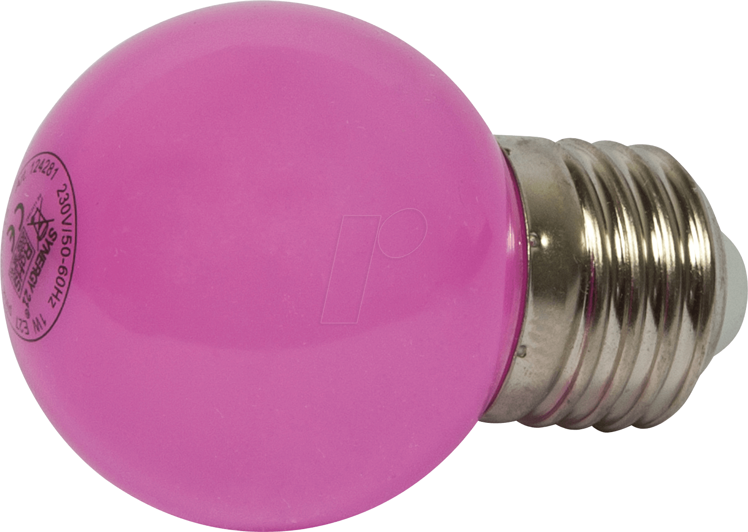 SYN 124281 - LED-Lampe E27, 1 W, pink von SYNERGY 21