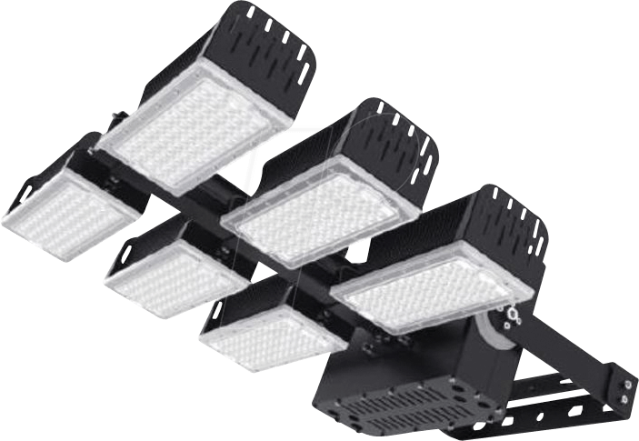 SYN 154896 - LED-Flutlicht, 720 W, 118800 lm, 5000 K, schwarz, IP66 von SYNERGY 21