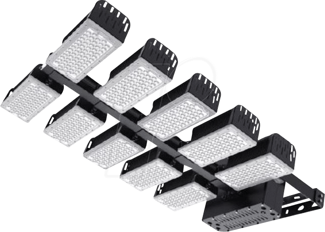 SYN 154898 - LED-Flutlicht, 1200 W, 198000 lm, 5000 K, schwarz, IP66 von SYNERGY 21