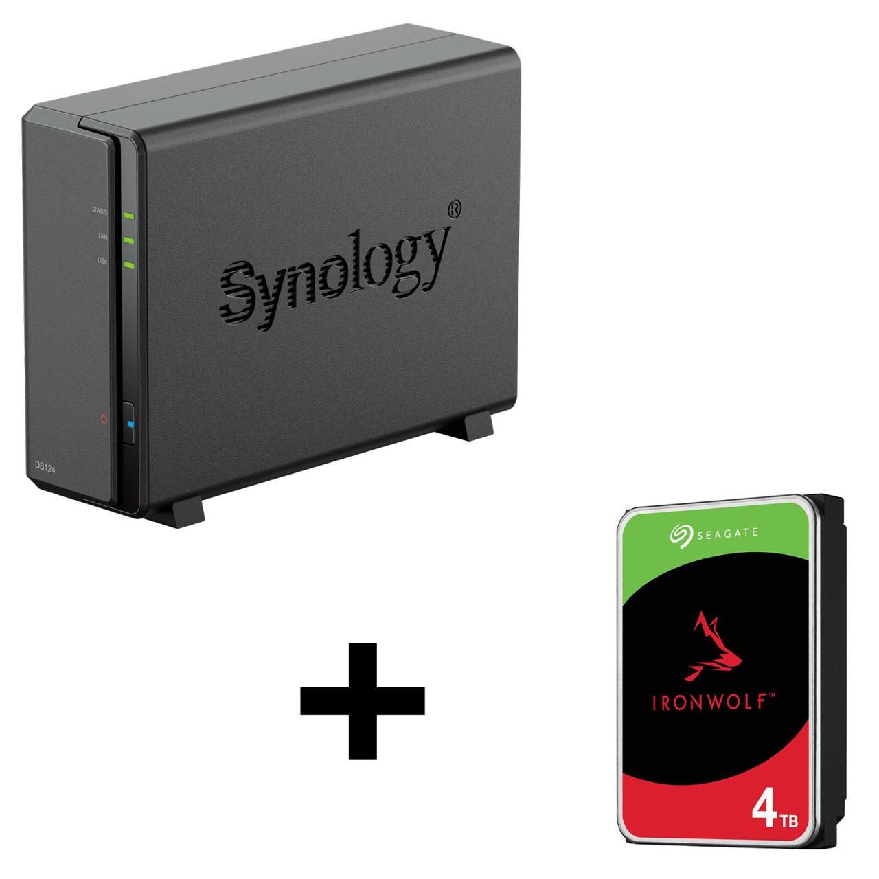Synology DiskStation DS124 1 Einschub NAS-Server Leergehäuse + 1x Seagate Iro... Synology DiskStation DS124 1 Einschub NAS-Server Leergehäuse + 1x Seagate Iro... von SYNOLOGY