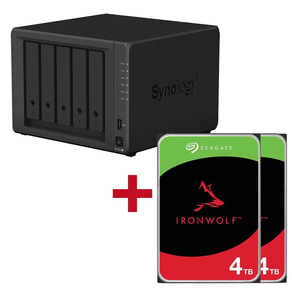 Synology DiskStation DS1522+ 5 Einschübe NAS-Server Leergehäuse + 2x Seagate ... Synology DiskStation DS1522+ 5 Einschübe NAS-Server Leergehäuse + 2x Seagate ... von SYNOLOGY