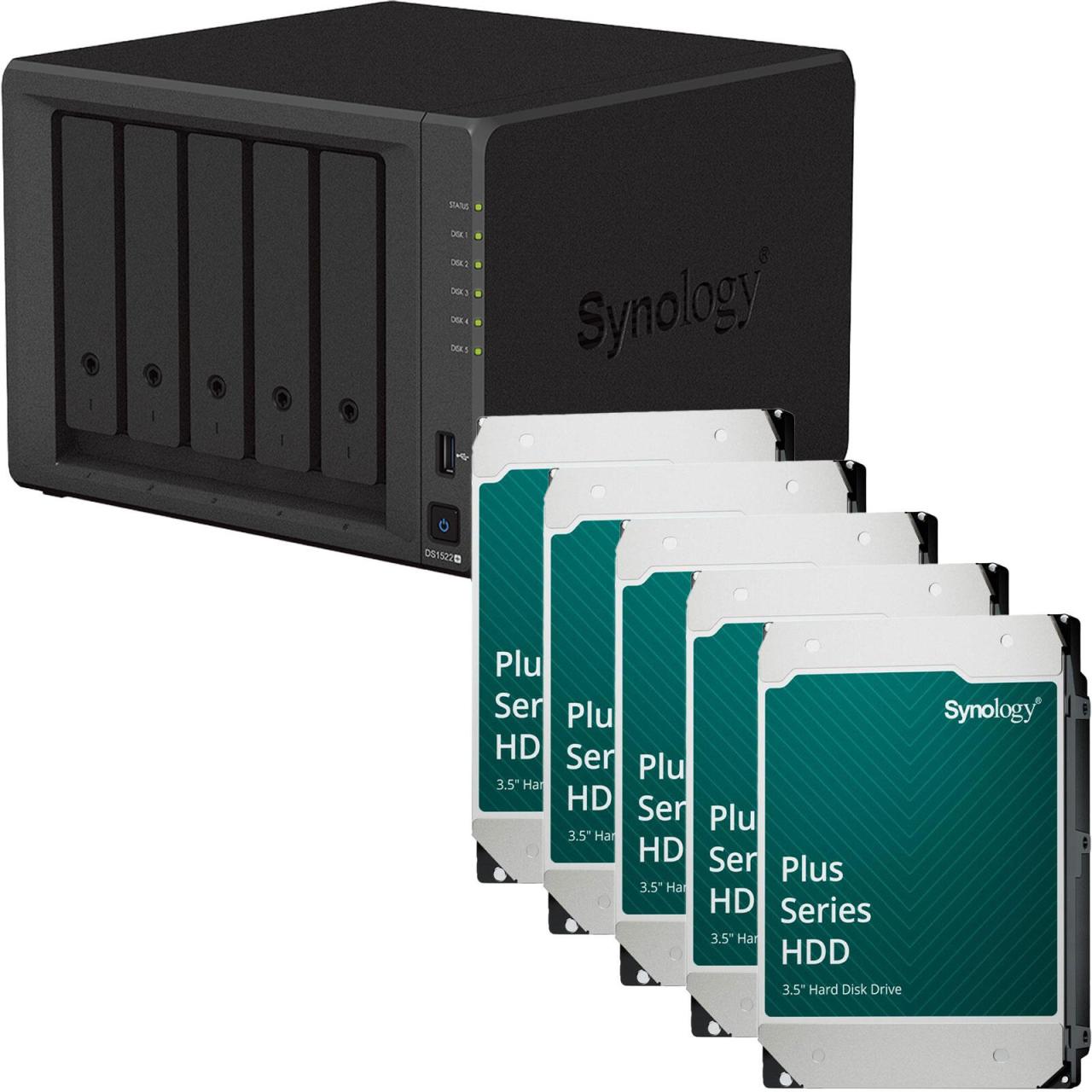Synology DiskStation DS1522+ 5 Einschübe NAS-Server Leergehäuse + 40 TB Synol... Synology DiskStation DS1522+ 5 Einschübe NAS-Server Leergehäuse + 40 TB Synol... von SYNOLOGY