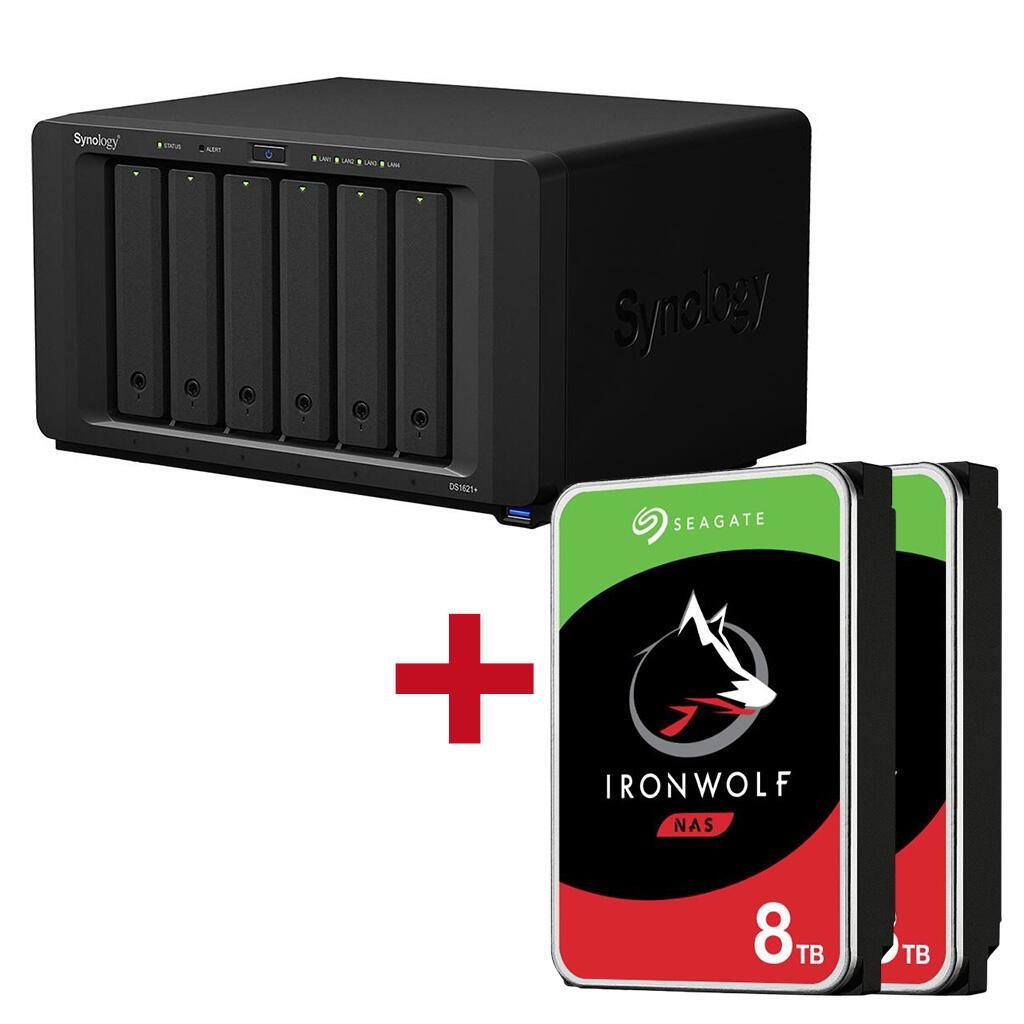 Synology DiskStation DS1621+ 6 Einschübe NAS-Server Leergehäuse + 16TB Seagat... Synology DiskStation DS1621+ 6 Einschübe NAS-Server Leergehäuse + 16TB Seagat... von SYNOLOGY