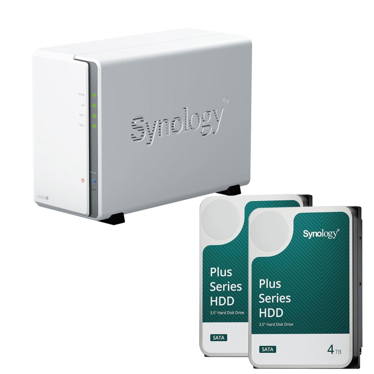 Synology DiskStation DS223J 2 Einschübe NAS-Server Leergehäuse + 8 TB Synolog... Synology DiskStation DS223J 2 Einschübe NAS-Server Leergehäuse + 8 TB Synolog... von SYNOLOGY