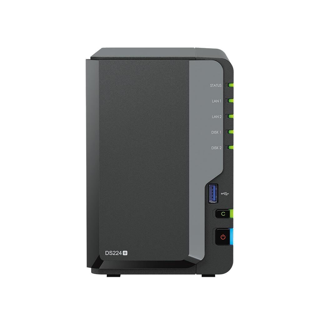 Synology DiskStation DS224+ 2 Einschübe NAS-Server Leergehäuse (DS224+) von SYNOLOGY