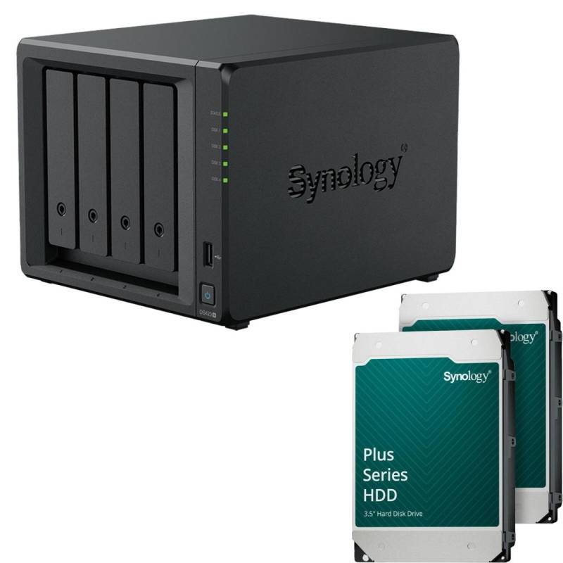 Synology DiskStation DS423+ 4 Einschübe NAS-Server Leergehäuse (DS423+) + 32 ... von SYNOLOGY