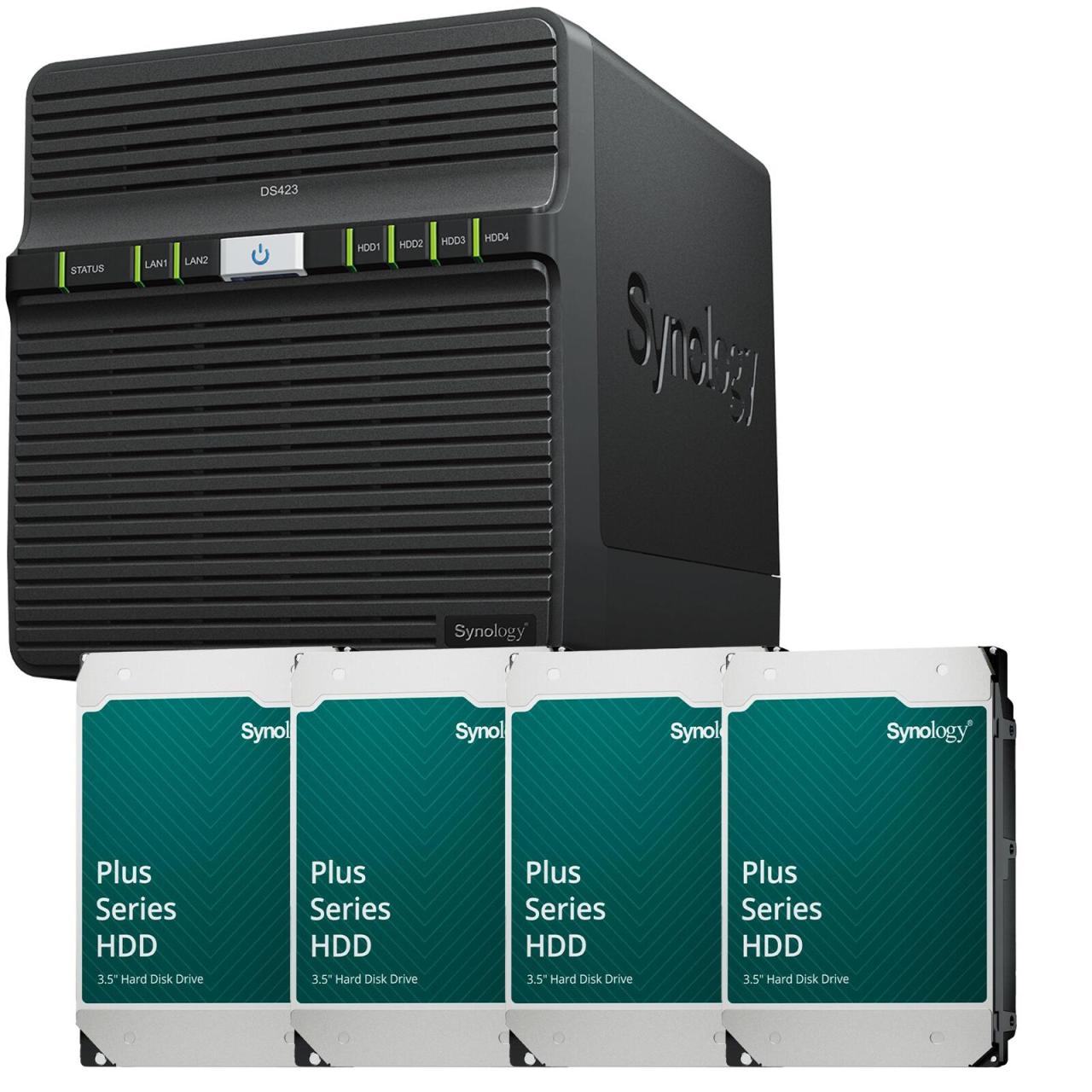 Synology DiskStation DS423 4 Einschübe NAS-Server Leergehäuse + 4x Synology P... Synology DiskStation DS423 4 Einschübe NAS-Server Leergehäuse + 4x Synology P... von SYNOLOGY