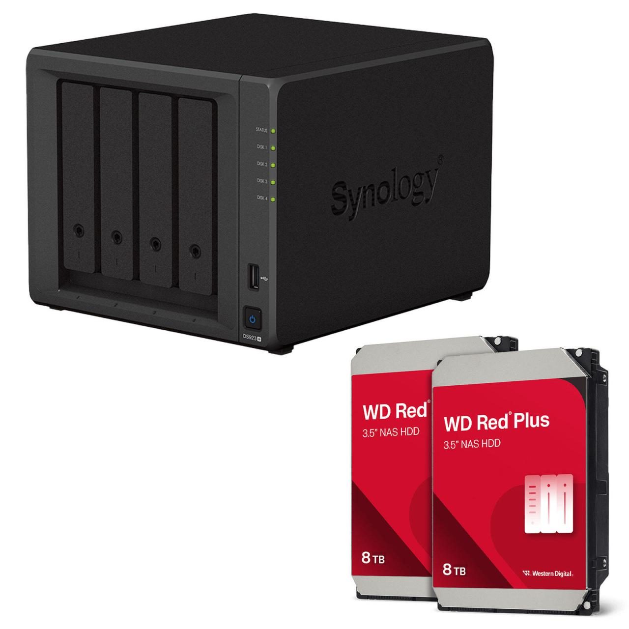 Synology DiskStation DS923+ 4 Einschübe NAS-Server Leergehäuse + 16TB WD Red ... Synology DiskStation DS923+ 4 Einschübe NAS-Server Leergehäuse + 16TB WD Red ... von SYNOLOGY