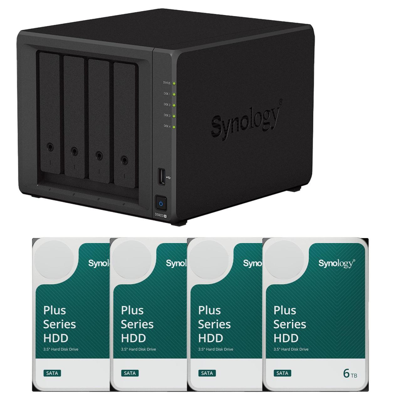 Synology DiskStation DS923+ 4 Einschübe NAS-Server Leergehäuse + 4x Synology ... Synology DiskStation DS923+ 4 Einschübe NAS-Server Leergehäuse + 4x Synology ... von SYNOLOGY