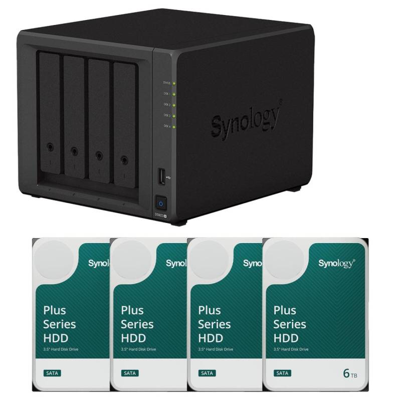 Synology DiskStation DS923+ 4 Einschübe NAS-Server Leergehäuse + 4x Synology ... von SYNOLOGY
