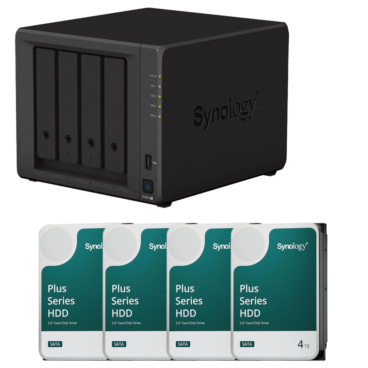Synology DiskStation DS923+ 4 Einschübe NAS-Server Leergehäuse + 4x Synology ... Synology DiskStation DS923+ 4 Einschübe NAS-Server Leergehäuse + 4x Synology ... von SYNOLOGY
