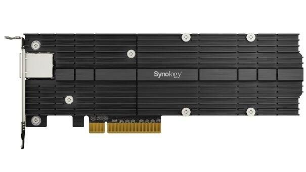 Synology Kombi Adapterkarte E10M20-T1 M.2 NVMe SSD RJ-45 PCIe 3.0 x8 (E10M20-T1) von SYNOLOGY