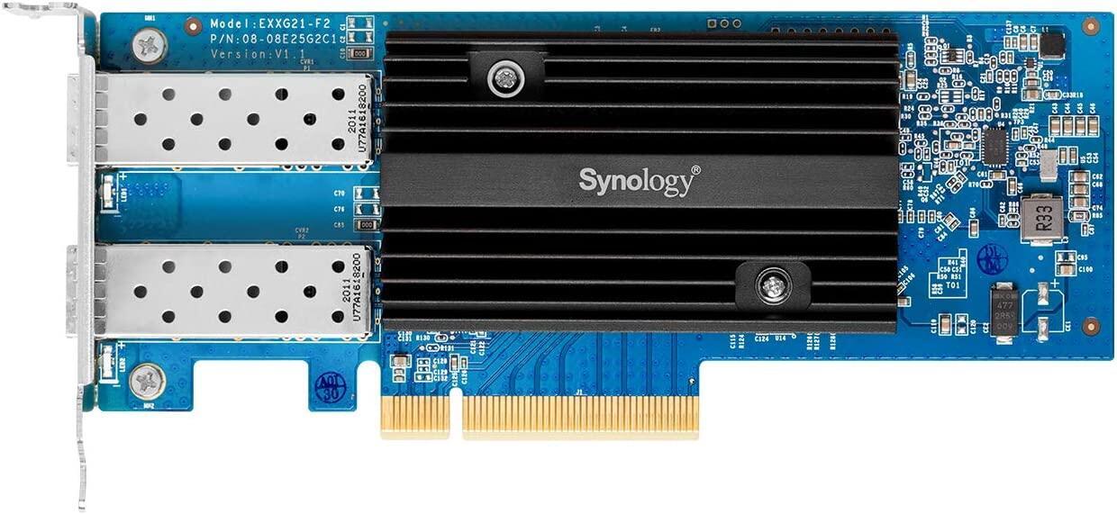 Synology Netzwerkkarte E10G21-F2 SFP+ PCIe 3.0 x8 (E10G21-F2) von SYNOLOGY