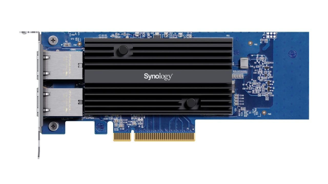Synology Netzwerkkarte E10G30-T2 10GbE PCIe 3.0 x8 (E10G30-T2) von SYNOLOGY