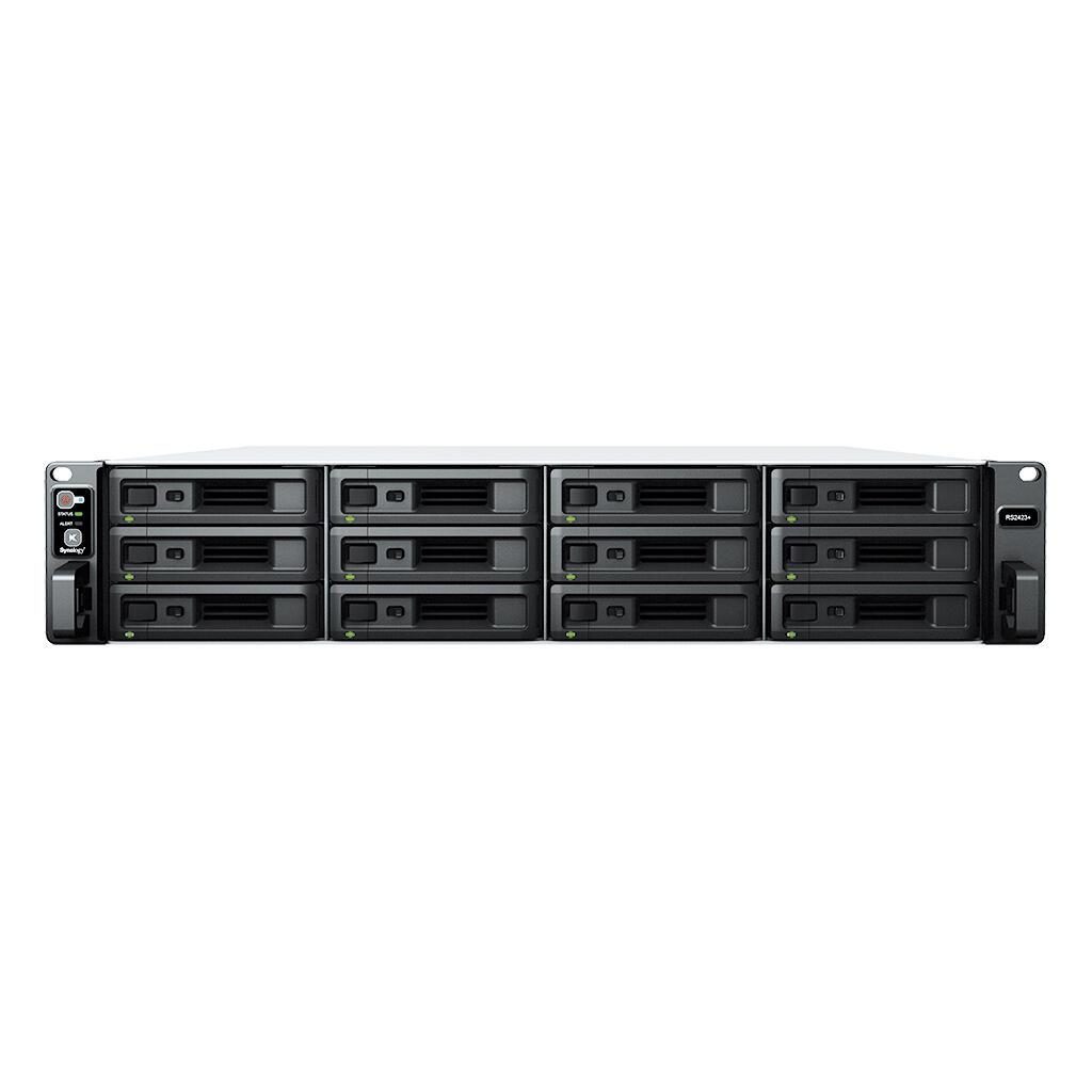 Synology RackStation RS2423+ 12 Einschübe Leergehäuse 2HE (RS2423+) von SYNOLOGY