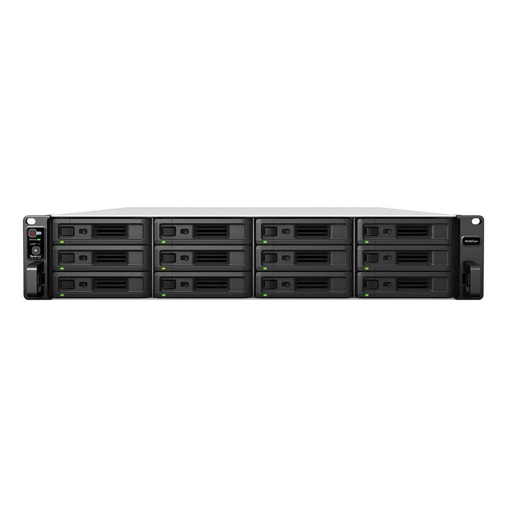 Synology RackStation RS3621xs+ 12 Einschübe Leergehäuse 2HE (RS3621xs+) von SYNOLOGY