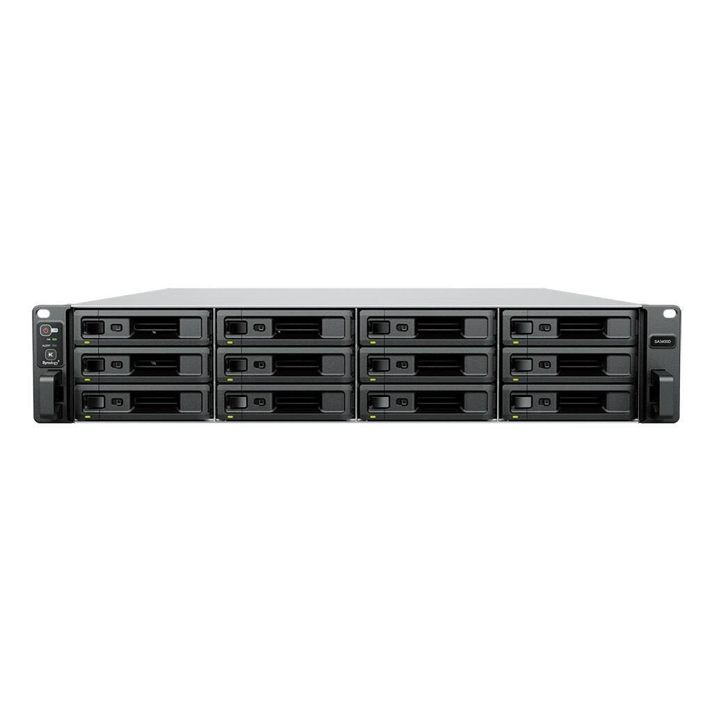 Synology Scalable SA3400D 12 Einschübe Leergehäuse 2HE (SA3400D) von SYNOLOGY
