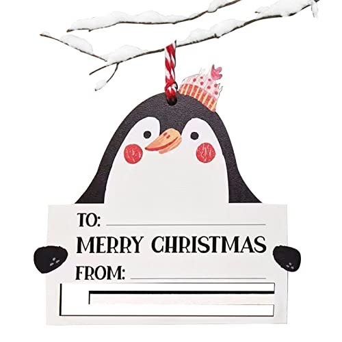 SYNYEY Geschenkkarten für Weihnachtsgeld | Geschenkkarten für Weihnachtsgeldhalter,1 Stück Weihnachtsgrußkartenhalter, Weihnachtselch-Schneemann-Pinguin-Geldhalter von SYNYEY