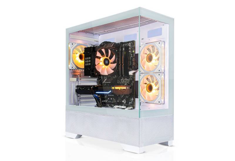 SYSTEMTREFF Basic Gaming-PC (Intel Core i5 14400F, GeForce RTX 3060, 16 GB RAM, 1000 GB SSD, Luftkühlung) von SYSTEMTREFF