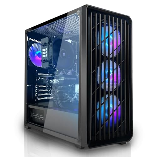 SYSTEMTREFF Basic Gaming PC AMD Ryzen 3 4300G 4x4GHz | AMD RX Vega 6 4K HDMI DX12 | 1TB M.2 NVMe | 16GB DDR4 RAM | WLAN Desktop Computer Rechner für Gamer, Zocker von SYSTEMTREFF