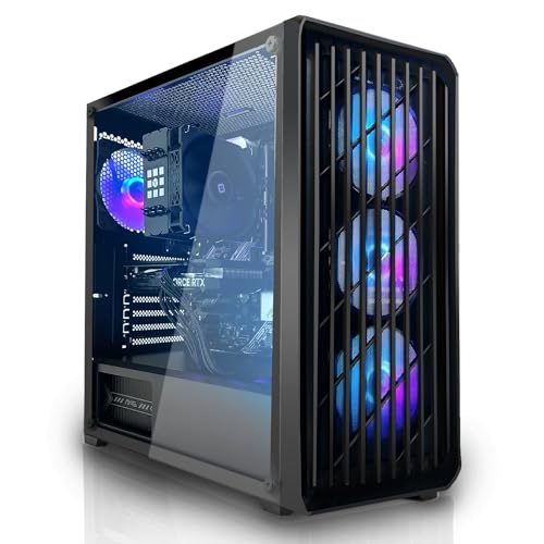 SYSTEMTREFF Basic Gaming PC AMD Ryzen 3 4300G 4x4GHz | AMD RX Vega 6 4K HDMI DX12 | 512GB M.2 NVMe | 16GB DDR4 RAM | WLAN Desktop Computer Rechner für Gamer, Zocker von SYSTEMTREFF